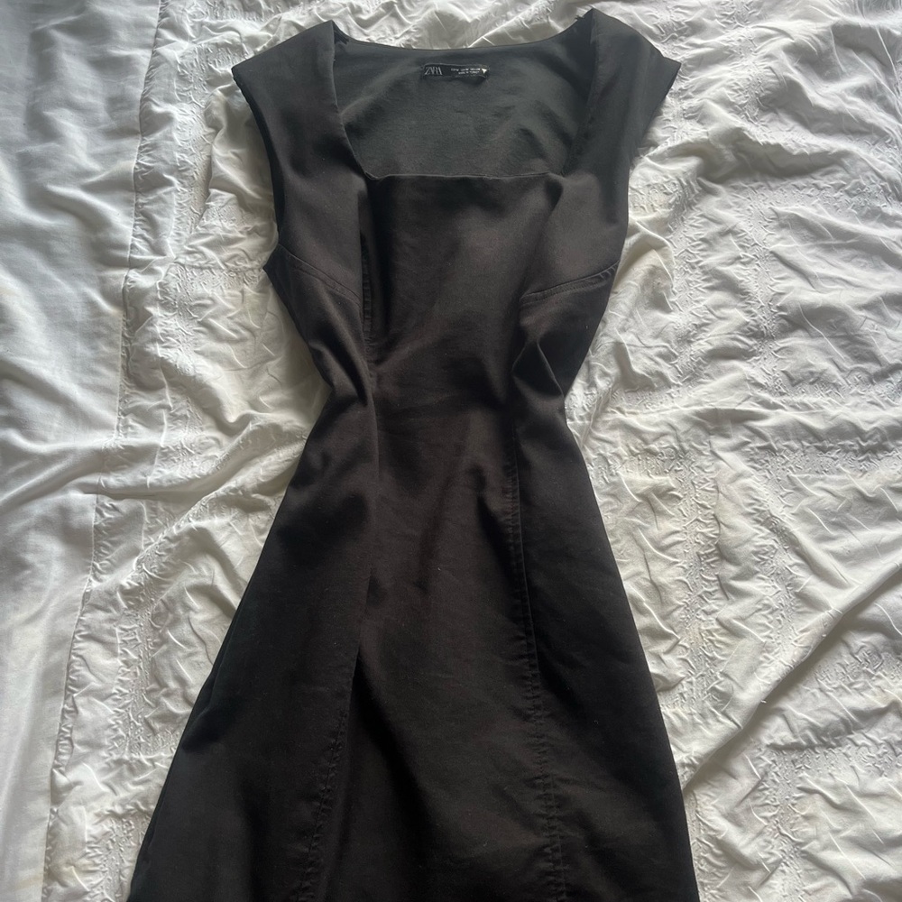 Zara Chic Black Mini Dress
